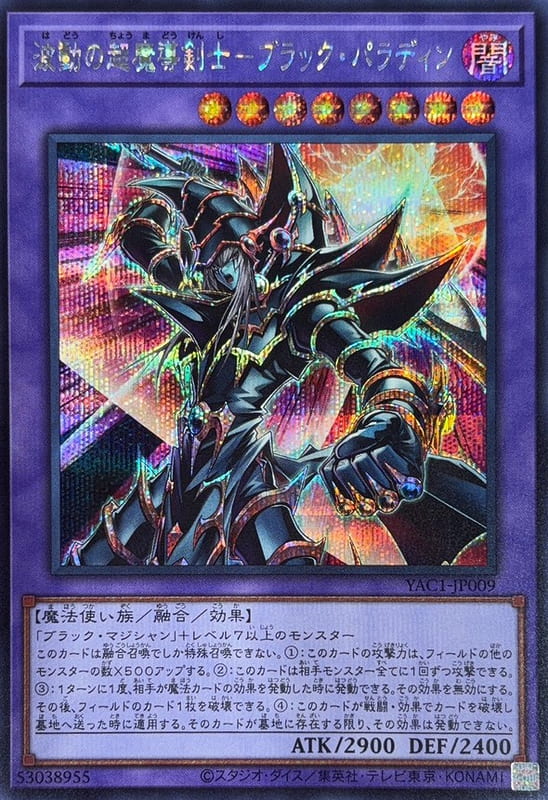 YAC1-JP009 波動超魔導劍士 黑暗帕拉丁 (半鑽)